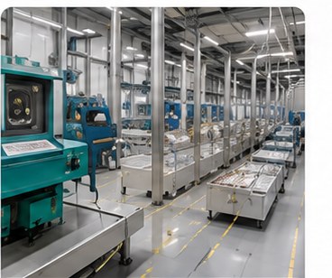 Automatic tray forming line